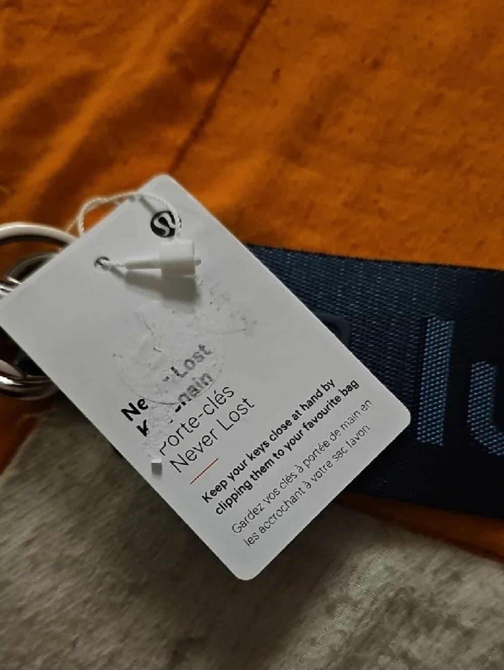 Lululemon Never Lost Keychain!! Gorgeous Nwts!!SUBM/UTYB!!